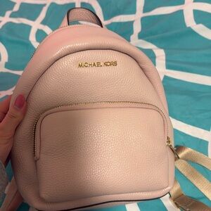 Pink Michael Kors Backpack